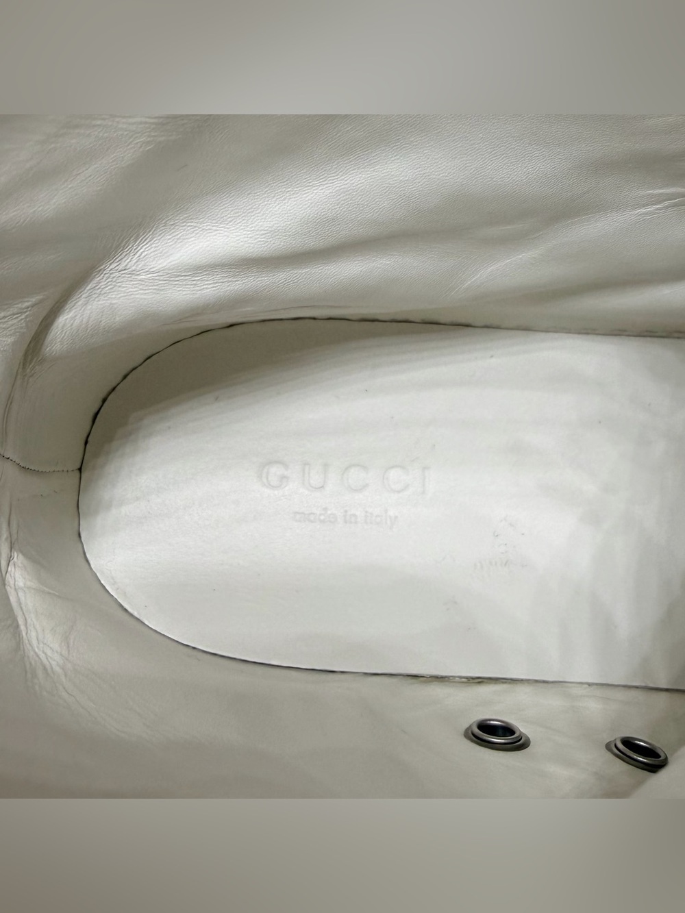 Gucci Women's GG High "Logo Print - Soft Pink" Sneakers Size- 36 - Picture 11 of 13